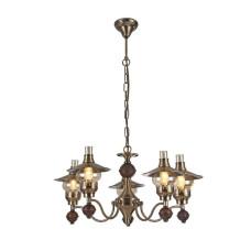 Люстра средней высоты Arte Lamp Trattoria Bronze A5664LM-5AB