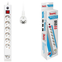 Сетевой фильтр Buro BU-SP3-USB-2A-W