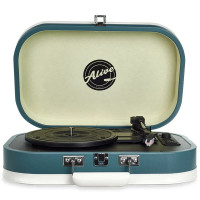 Виниловый проигрыватель Alive audio Vintage (синий)