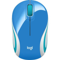 Мышь Logitech Wireless Mini Mouse M187 (голубой) [910-002733]