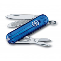 Мультитул Victorinox Classic SD Blue Transparent [0.6223.T2]