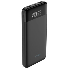 Портативное зарядное устройство TFN Slim Duo LCD 10000mAh (черный)