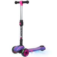 Самокат Novatrack Rainbow Car Girl Pro 120CGP.RAINBOW.VT20 (фиолетовый)