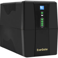 Источник бесперебойного питания ExeGate UNB-650.LED.AVR.EURO.RJ.USB EP285597RUS