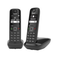 Радиотелефон Gigaset AS690 DUO (черный)
