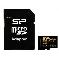 Карта памяти Silicon-Power Superior Golden A1 microSDXC SP256GBSTXDV3V1GSP 256GB