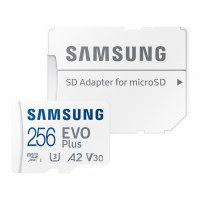 Карта памяти Samsung EVO Plus 2021 microSDXC 256GB (с адаптером)