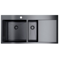 Кухонная мойка Omoikiri Akisame 100-2-GM-L [4993103]