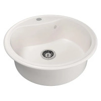 Кухонная мойка Mixline ML-GM09 (белый 331) 533495