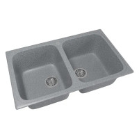 Кухонная мойка Mixline ML-GM23 (темно-серый 309) 525187