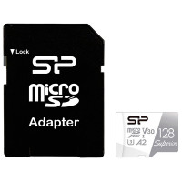 Карта памяти Silicon-Power Superior microSDXC SP128GBSTXDA2V20SP 128GB (с адаптером)