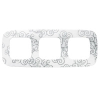 Рамка Legrand Valena Allure 754343 (нарцисс/хром)