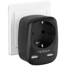 Сетевой фильтр Tessan TS-611-DE (черный)