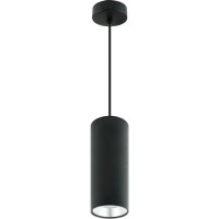 Подвесная люстра ЭРА PL12 GX53 BK/SL Б0048544