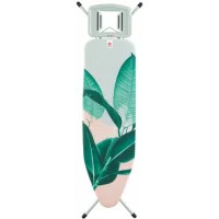 Гладильная доска Brabantia B 124x38 см 118364 (тропические листья/каркас мятный)