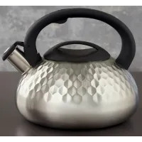 Чайник со свистком Magistro Glow 4501424 (серебристый)