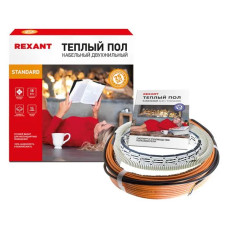 Нагревательный кабель Rexant RND-100-1500 100 м 1500 Вт