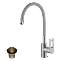 Смеситель Rossinka Silvermix Z35-35U (серый/хром)
