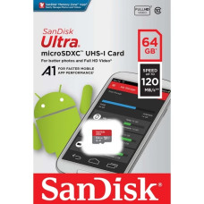 Карта памяти SanDisk Ultra microSDXC SDSQUA4-064G-GN6MN 64GB