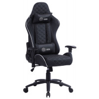 Кресло CACTUS CS-CHR-030BLS (черный/серебристый)