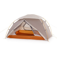 Треккинговая палатка Naturehike Nebula 2 Ultralight NH19ZP011 (20D, серый)