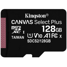 Карта памяти Kingston Canvas Select Plus microSDXC 128GB