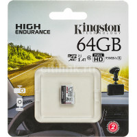 Карта памяти Kingston High Endurance microSDXC 64GB