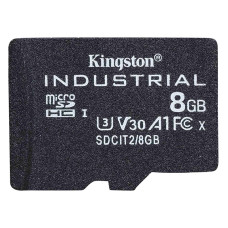 Карта памяти Kingston Industrial microSDHC SDCIT2/8GBSP 8GB