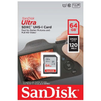 Карта памяти SanDisk Ultra SDXC SDSDUN4-064G-GN6IN 64GB