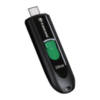 USB Flash Transcend JetFlash 790C 256GB (черный/зеленый)