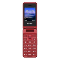 Кнопочный телефон Philips Xenium E2601 (красный)