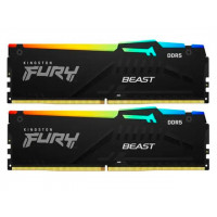 Оперативная память Kingston FURY Beast RGB 2x16ГБ DDR5 5200 МГц KF552C40BBAK2-32