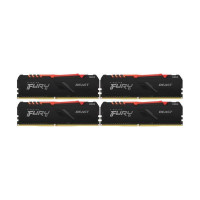 Оперативная память Kingston FURY Beast RGB 4x16GB DDR4 PC4-28800 KF436C18BBAK4/64