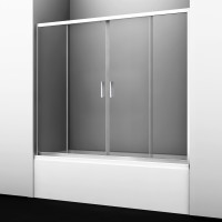 Стеклянная шторка для ванны Wasserkraft Lippe 45S02-170