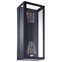 Уличный настенный светильник Arte Lamp Belfast A4569AL-2BK
