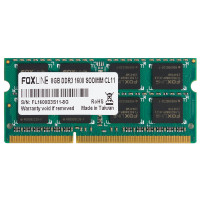 Оперативная память Foxline 8GB DDR3 SO-DIMM PC3-12800 [FL1600D3S11-8G]
