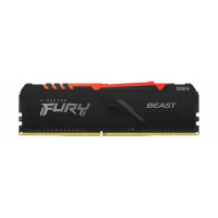 Оперативная память Kingston FURY Beast RGB 8GB DDR4 PC4-25600 KF432C16BBA/8