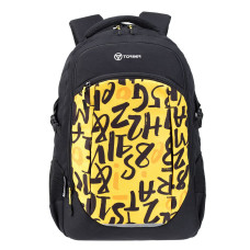 Школьный рюкзак Torber Class X Буквы T9355-22-BLK-YEL