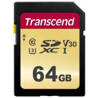 Карта памяти Transcend SDXC 500S 64GB