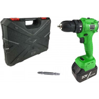 Дрель-шуруповерт Zitrek Greenpower 20 Pro 063-4060 (с 1-им АКБ, кейс)