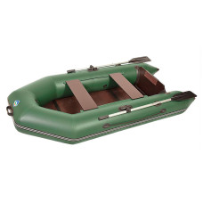 Моторно-гребная лодка Лоцман Стандарт 260 ЖС (зеленый)