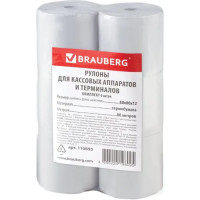 Чековая лента BRAUBERG Термобумага 80 мм x 80 м 110895