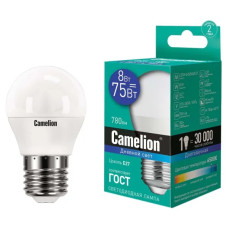 Светодиодная лампочка Camelion LED8-G45/865/E27