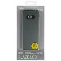 Внешний аккумулятор TFN Blaze LCD 10000mAh (серый)
