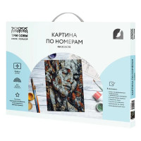 Картина по номерам Три совы Абстракция КХ_44130