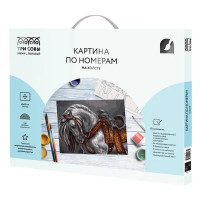 Картина по номерам Три совы Богатырский конь КХ_44167