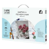 Картина по номерам Три совы Букет в вазе КХ_44111