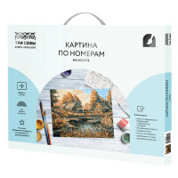 Картина по номерам Три совы Деревня КХ_44185
