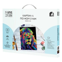 Картина по номерам Три совы Яркие краски КХ_44162