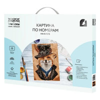 Картина по номерам Три совы Хитрый лис КХ_44169
